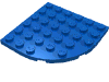 Набор LEGO Plate Round Corner 6 x 6, Голубой