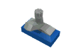 Набор LEGO Tap 1 x 2 Base with Light Gray Spout, Голубой