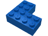 Набор LEGO Brick 4 x 4 Corner, Голубой