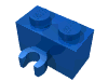 Набор LEGO Brick Special 1 x 2 with Vertical Clip [Open O Clip], Голубой