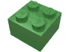Набор LEGO Brick 2 x 2, Ярко-зеленый