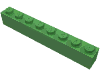 Набор LEGO Brick 1 x 8, Ярко-зеленый