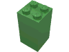 Набор LEGO Brick 2 x 2 x 3, Ярко-зеленый