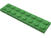 Набор LEGO Plate 2 x 8, Ярко-зеленый