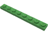 Набор LEGO Plate 1 x 8, Ярко-зеленый