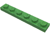 Набор LEGO Plate 1 x 6, Ярко-зеленый