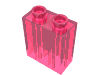 Набор LEGO Duplo Brick  1 x  2 x  2 Type 2, Glitter Trans-Dark Pink