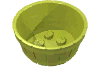 Набор LEGO Container, Barrel Half Large, Medium Lime