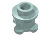 Набор LEGO Brick 1 x 1 x 2/3 Round with Scala Base, Морской волны