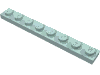 Набор LEGO Plate 1 x 8, Морской волны