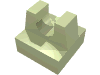 Набор LEGO Tile Special 1 x 1 with Clip and Straight Tips, Light Lime