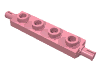 Набор LEGO Plate Special 1 x 4 with Wheels Holder, Розовый