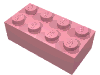 Набор LEGO Brick 2 x 4, Розовый
