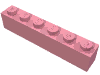 Набор LEGO Brick 1 x 6, Розовый