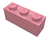 Набор LEGO Brick 1 x 3, Розовый