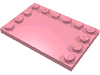 Набор LEGO Tile Special 4 x 6 with Studs on Edges, Розовый