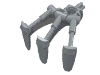 Набор LEGO Bionicle Claw with Axle, Pearl Light Gray
