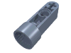 Набор LEGO Technic Rotation Joint Socket with 3L Thick Beam, Metal Blue