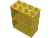 Набор LEGO Homemaker Bookcase 2 x 4 x 4, Желтый