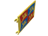 Набор LEGO Flag 6 x 4 with Blue and Red Dragon Print, Желтый