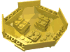 Набор LEGO Cockpit 10 x 10 x 4 Octagonal, Желтый