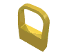 Набор LEGO Window 1 x 4 x 5 Curved Top, Желтый