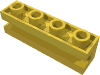 Набор LEGO Brick Special 1 x 4 with Groove, Желтый
