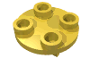 Набор LEGO Plate, Round 2 x 2 Thin with Wheel Holder, Желтый