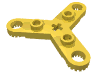 Набор LEGO Technic, Plate Rotor 3 Blade with Toothed Ends and 3 Studs (Propeller), Желтый