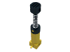 Набор LEGO Pneumatic Pump New Style with Black Top, Желтый
