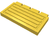 Набор LEGO Hinge Train Gate 2 x 4, Желтый
