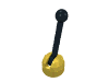 Набор LEGO Lever Small Base with Yellow Lever, Желтый