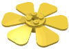 Набор LEGO Propeller 6 Blade Fan 8 x 8, Желтый
