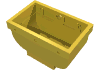 Набор LEGO Belville Basket 2 x 4 x 2 without Handle, Желтый