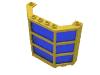 Набор LEGO Window Bay 3 x 8 x 6 with Trans-Dark Blue Glass, Желтый