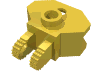 Набор LEGO Hinge 1 x 2 Locking with 2 Fingers and Towball Socket, Желтый