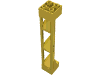 Набор LEGO Support 2 x 2 x 10 Girder Triangular Vertical - Type 1 - Solid Top, 3 Posts, Желтый