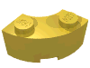 Набор LEGO Brick Round Corner 2 x 2 Macaroni with Stud Notch, Желтый