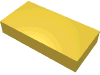 Набор LEGO Tile 1 x 2 [Undetermined Type], Желтый
