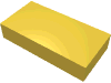 Набор LEGO Tile 1 x 2 without Groove, Желтый