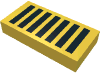Tile 1 x 2 with Black Grill Print