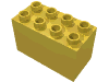 Набор LEGO Duplo, Brick 2 x 4 x 2, Желтый