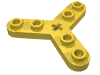 Набор LEGO Technic, Plate Rotor 3 Blade with Smooth Ends and 6 Studs (Propeller), Желтый