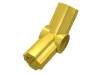 Набор LEGO Technic Axle and Pin Connector Angled #4 - 135В°, Желтый