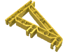 Набор LEGO Znap Beam 9, 8 Holes, Triangular, Желтый