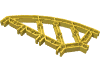 Набор LEGO Znap Beam 16, 14 Holes, Curved, Желтый