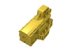 Набор LEGO Technic Pin Connector Block 7 x 3, Желтый