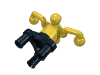 Набор LEGO Technic 4 Ball Joint Steering Arm With 3 Pin Base [Complete Assembly], Желтый