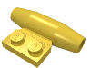 Набор LEGO Engine - Smooth, Small 1 x 2 Side Plate [No Axle Holders], Желтый