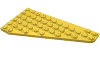 Набор LEGO Wedge, Plate 7 x 12 Wing Left, Желтый